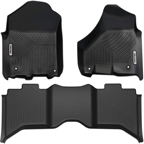 2019-2021 Dodge Ram 1500 Classic / 2012-2018 Dodge Ram 1500/2500/3500 Alfombra Set Color Negro - PAL Auto Parts