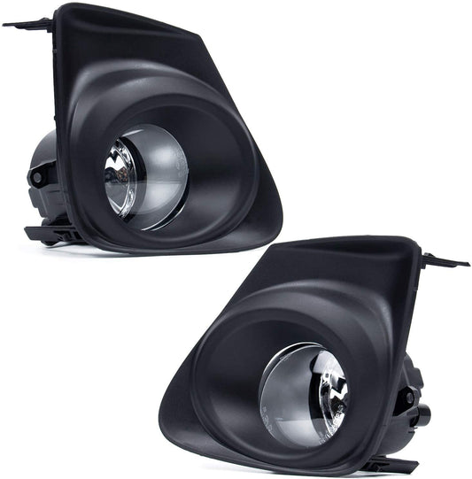 2011-2013 Toyota Corolla Par Focos Fog Lights Fondo Cromado (Chofer & Pasajero) - PAL Auto Parts