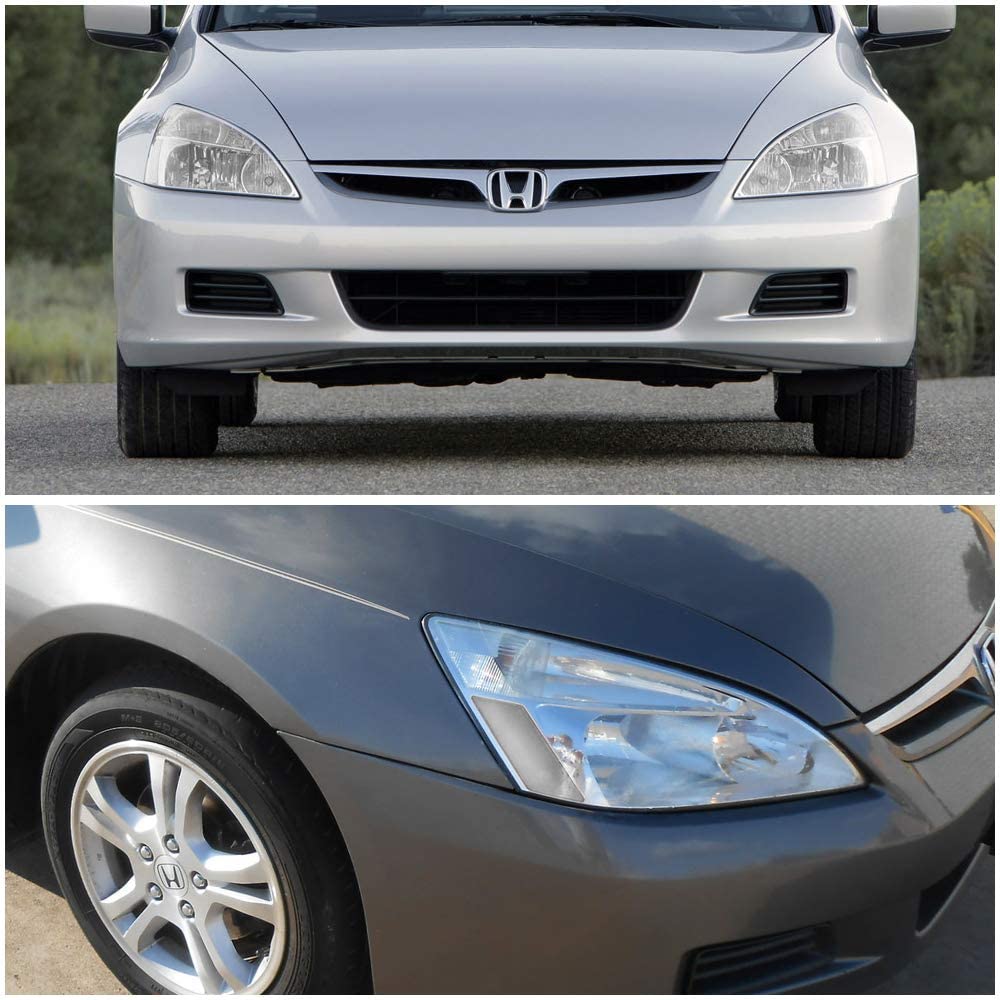2003-2007 Honda Accord Par Focos Fondo Cromado (Chofer & Pasajero) - PAL Auto Parts