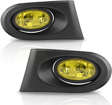 Cargar imagen en el visor de la galería, 2002-2004 Acura RSX Par Fog Lights Fondo Amarillo (Chofer &amp; Pasajero) - PAL Auto Parts
