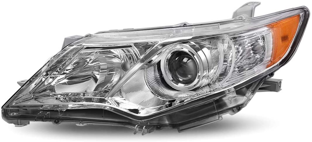 2012-2014 Toyota Camry Par Focos Fondo Cromado (Chofer & Pasajero) - PAL Auto Parts