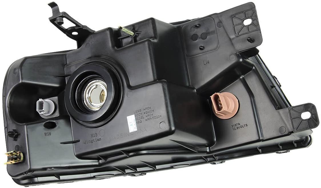 2004-2008 Ford F-150 Par Focos Fondo Cromado (Chofer & Pasajero) - PAL Auto Parts