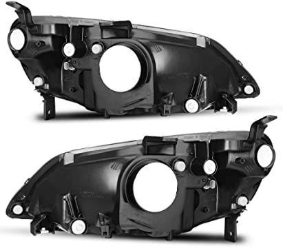 2001-2003 Honda Civic Par Focos Fondo Cromado (Chofer & Pasajero) - PAL Auto Parts