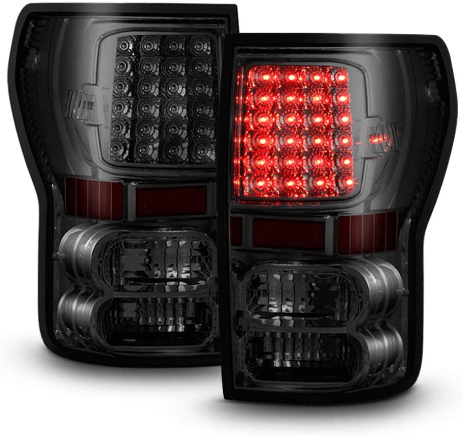2007-2013 Toyota Tundra Focos LED Traseros Fondo Smoked (Chofer & Pasajero) - PAL Auto Parts
