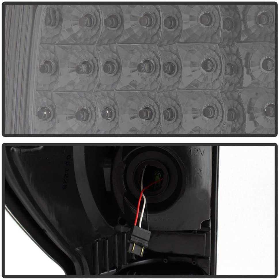 2007-2013 Toyota Tundra Focos LED Traseros Fondo Smoked (Chofer & Pasajero) - PAL Auto Parts