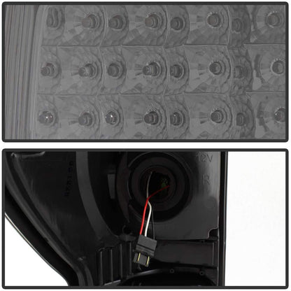 2007-2013 Toyota Tundra Focos LED Traseros Fondo Smoked (Chofer & Pasajero) - PAL Auto Parts