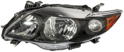 2009-2010 Toyota Corolla Par Focos Fondo Negro (Chofer & Pasajero) - PAL Auto Parts