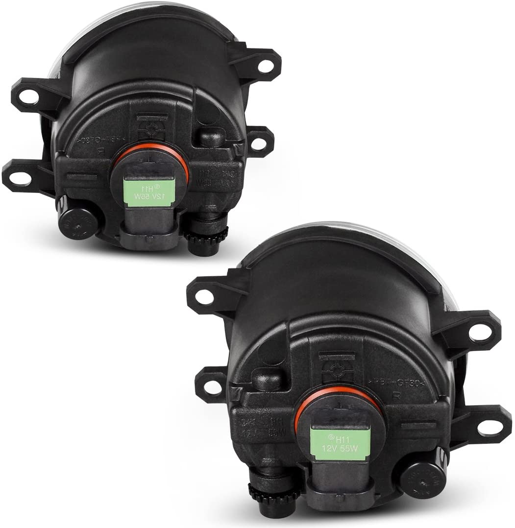 2016-2018 Toyota RAV4/RAV-4 Par Fog Lights Fondo Cromado (Chofer & Pasajero) - PAL Auto Parts