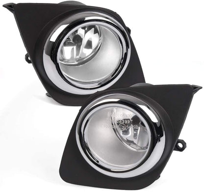 2009-2012 Toyota RAV-4/RAV4 Par Fog Lights Fondo Cromado(Chofer & Pasajero) - PAL Auto Parts