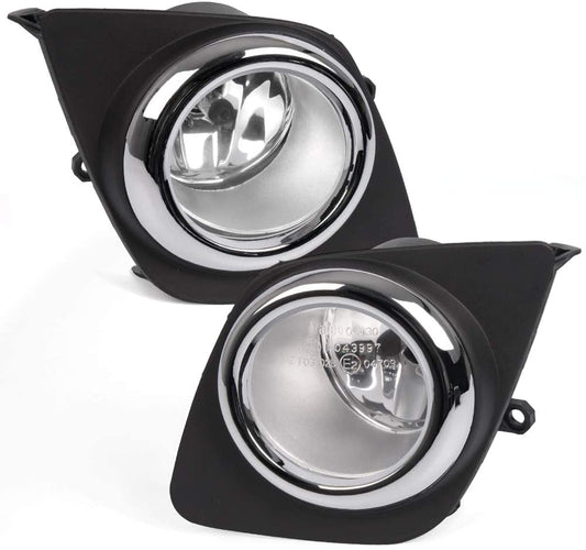 2009-2012 Toyota RAV-4/RAV4 Par Fog Lights Fondo Cromado(Chofer & Pasajero) - PAL Auto Parts