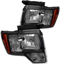 Cargar imagen en el visor de la galería, 2009-2014 Ford F-150 Raptor SVT Par Focos Fondo Negro (Chofer &amp; Pasajero) - PAL Auto Parts
