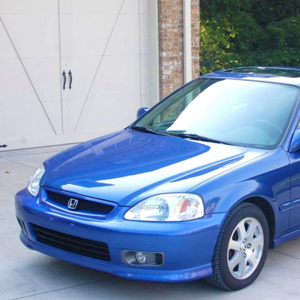 1999-2000 Honda Civic Par Focos Fondo Cromado (Chofer & Pasajero) - PAL Auto Parts