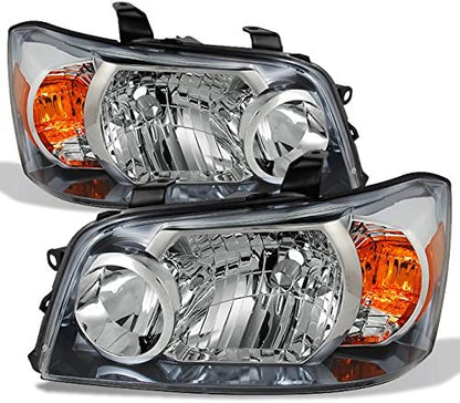 2004-2006 Toyota HighLander Par Focos Fondo Cromado (Chofer & Pasajero)