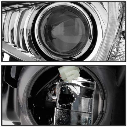2014-2020 Toyota 4 Runner Par Focos Fondo Negro (Chofer & Pasajero) - PAL Auto Parts
