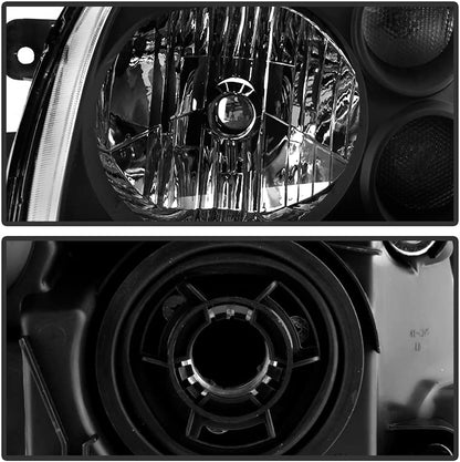 2004-2012 Mitsubishi Galant Par Focos Fondo Negro ( Chofer & Pasajero)