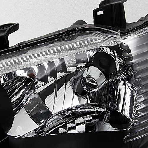 2002-2003 Mitsubishi Lancer Par Focos Fondo Negro (Chofer & Pasajero) - PAL Auto Parts
