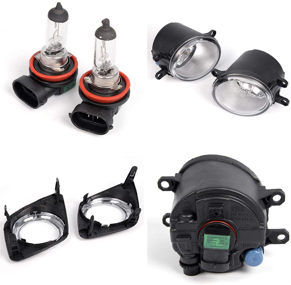 2009-2012 Toyota RAV-4/RAV4 Par Fog Lights Fondo Cromado(Chofer & Pasajero) - PAL Auto Parts
