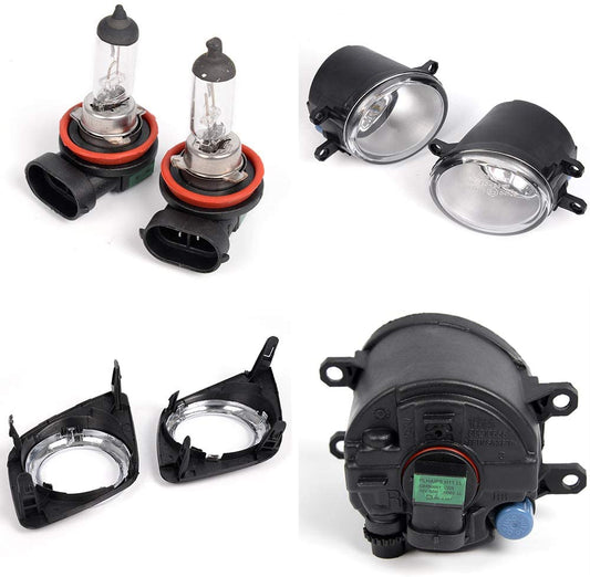2009-2012 Toyota RAV-4/RAV4 Par Fog Lights Fondo Cromado(Chofer & Pasajero) - PAL Auto Parts