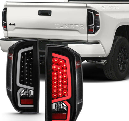 2014-2019 Toyota Tundra Focos Traseros Black LED (Chofer & Pasajero) - PAL Auto Parts