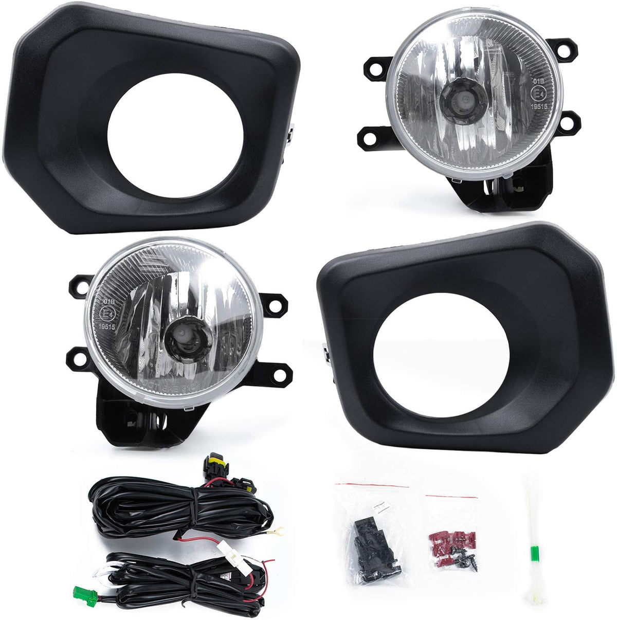 2016-2017 TOYOTA TACOMA PAR FOCOS FOG LIGHTS FONDO CROMADO (CHOFER & PASAJERO) - PAL Auto Parts