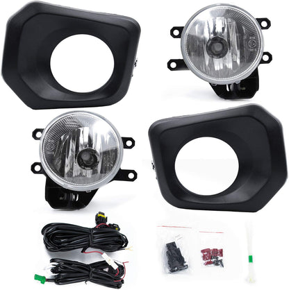 2016-2017 TOYOTA TACOMA PAR FOCOS FOG LIGHTS FONDO CROMADO (CHOFER & PASAJERO) - PAL Auto Parts