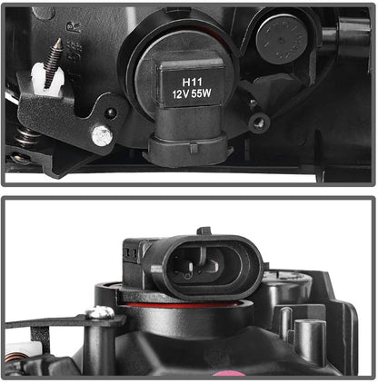 2001-2003 Honda Civic 2/4DR Door Par Fog Lights Fondo Cromado (Chofer & Pasajero) - PAL Auto Parts