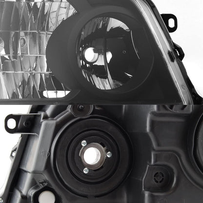 2004-2006 Toyota HighLander Par Focos Fondo Negro (Chofer & Pasajero)