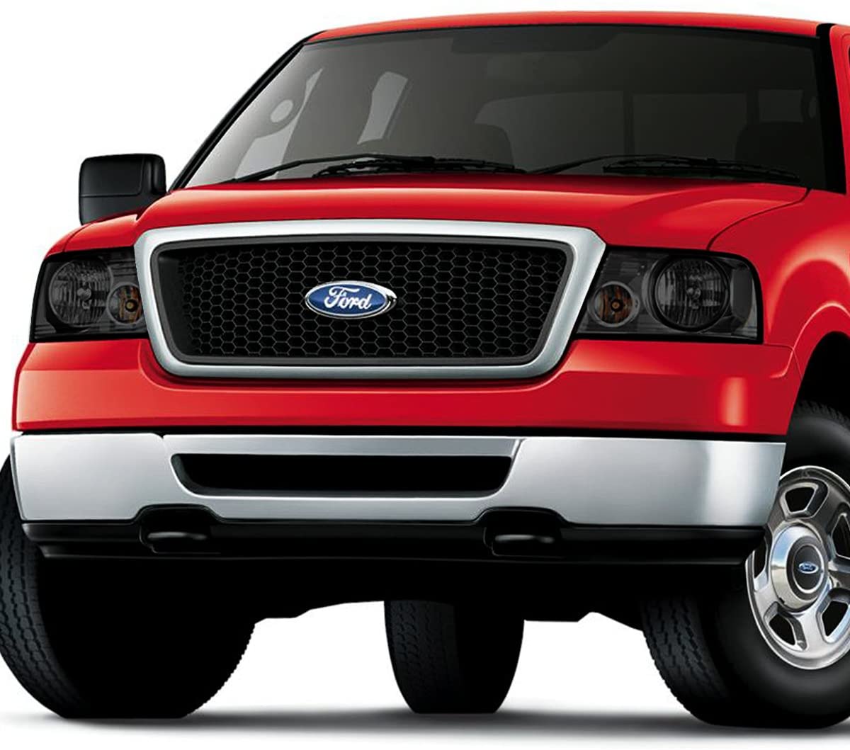 2004-2008 Ford F-150 Par Focos Fondo Cromado (Chofer & Pasajero) - PAL Auto Parts