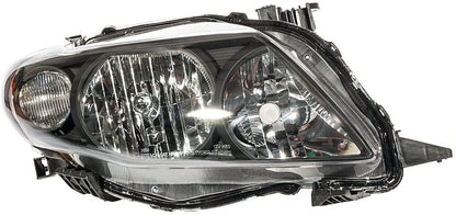2009-2010 Toyota Corolla Par Focos Fondo Negro (Chofer & Pasajero) - PAL Auto Parts