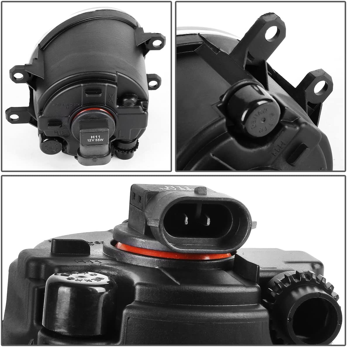 2006-2008 Toyota RAV4/RAV-4 Par Fog Lights Fondo Cromado (Chofer & Pasajero) - PAL Auto Parts