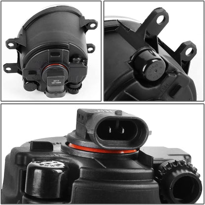 2006-2008 Toyota RAV4/RAV-4 Par Fog Lights Fondo Cromado (Chofer & Pasajero) - PAL Auto Parts