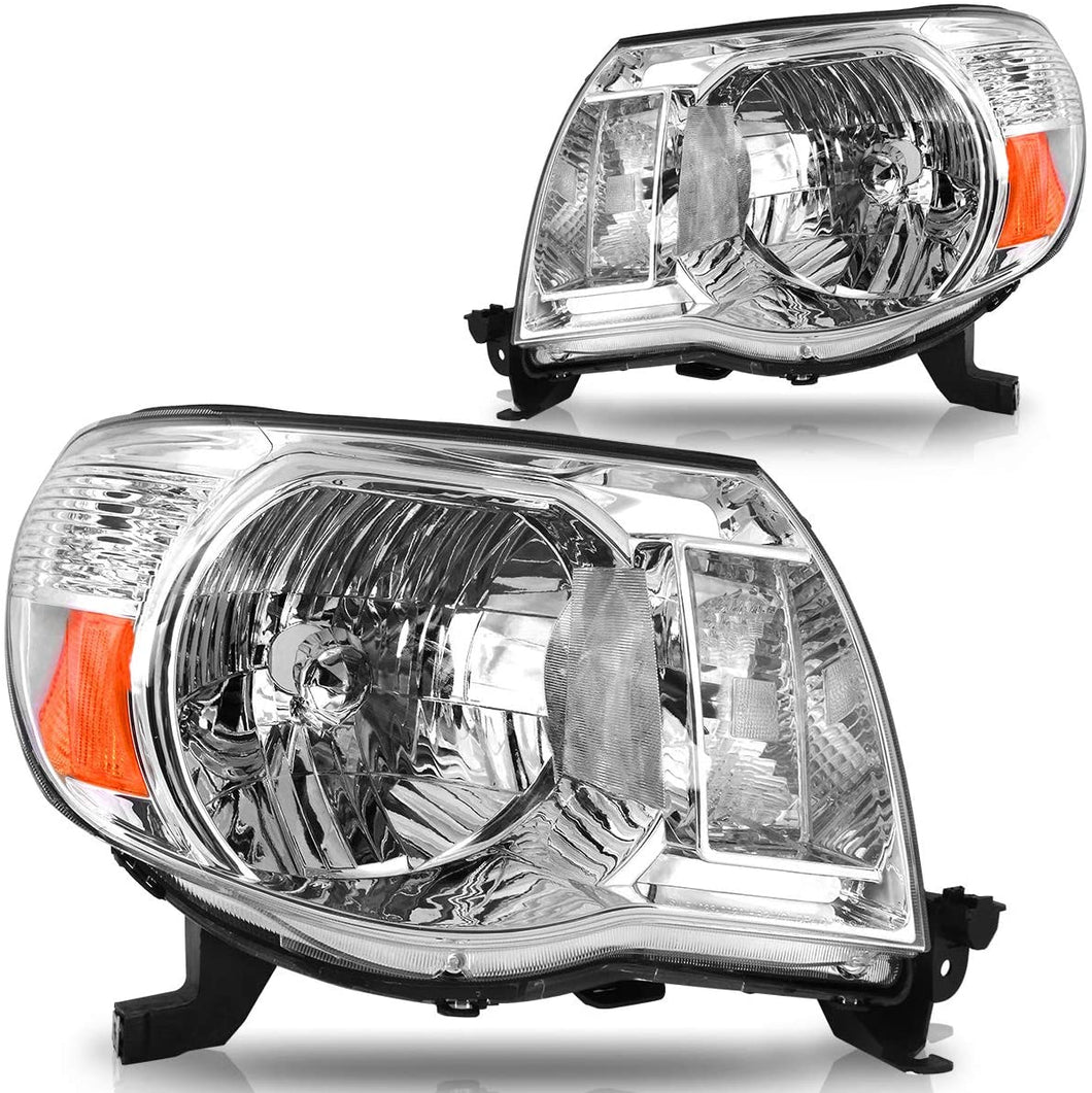 2005-2011 Toyota Tacoma Focos Fondo Cromado (Chofer & Pasajero) - PAL Auto Parts