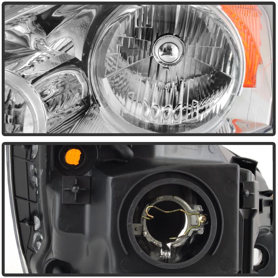 2007-2011 Honda CR-V/CRV Par Focos Fondo Cromado (Chofer & Pasajero) - PAL Auto Parts