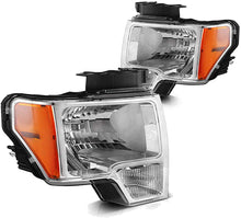 Cargar imagen en el visor de la galería, 2009-2014 Ford F-150 Raptor SVT Par Focos Fondo Cromado (Chofer &amp; Pasajero) - PAL Auto Parts

