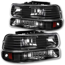 Cargar imagen en el visor de la galería, 1999-2002 GMC Sierra Par Focos Fondo Negro (Chofer &amp; Pasajero) - PAL Auto Parts
