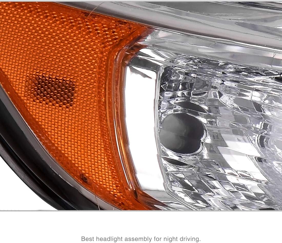 2012-2014 Toyota Camry Par Focos Fondo Cromado (Chofer & Pasajero) - PAL Auto Parts