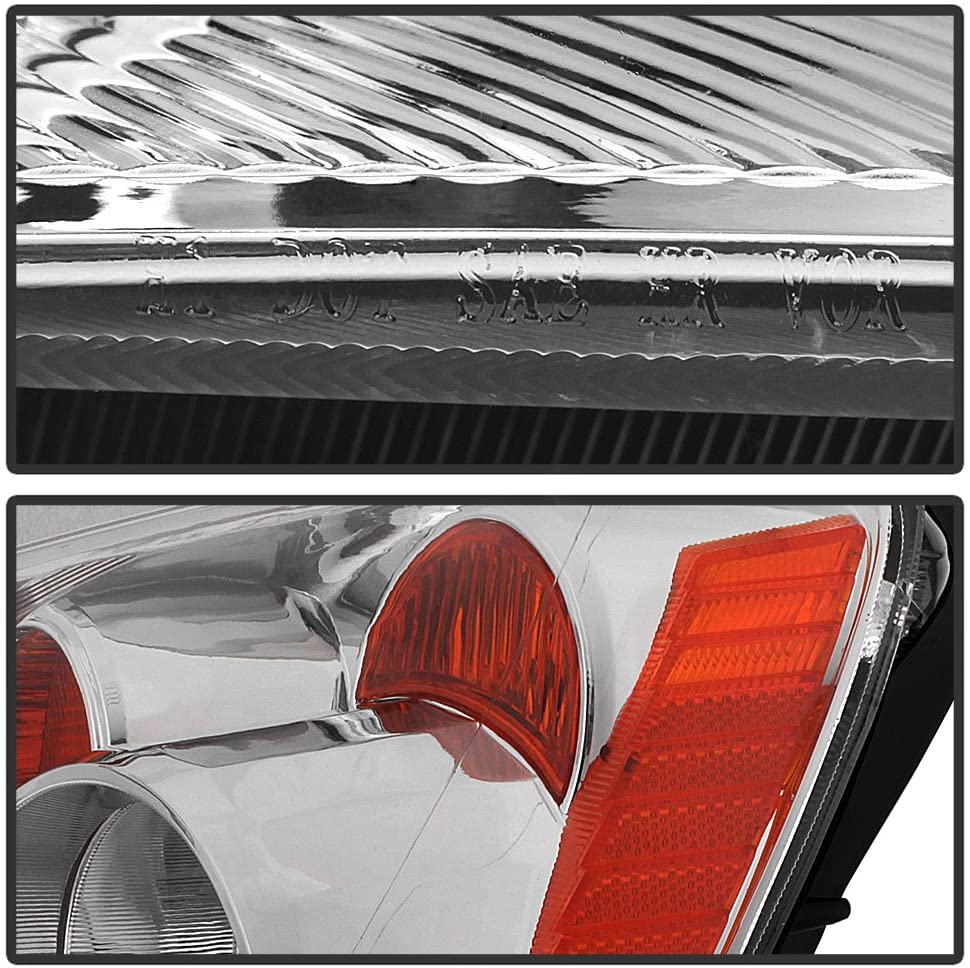 2005-2006 Honda CR-V/CRV Par Focos Fondo Cromado (Chofer & Pasajero) - PAL Auto Parts
