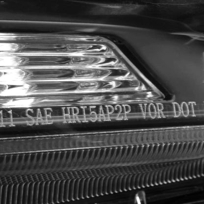 2013-2015 Honda Accord Par Focos Fondo Negro (Chofer & Pasajero) - PAL Auto Parts