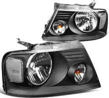 Cargar imagen en el visor de la galería, 2004-2008 Ford F-150 Par Focos Fondo Negro (Chofer &amp; Pasajero) - PAL Auto Parts
