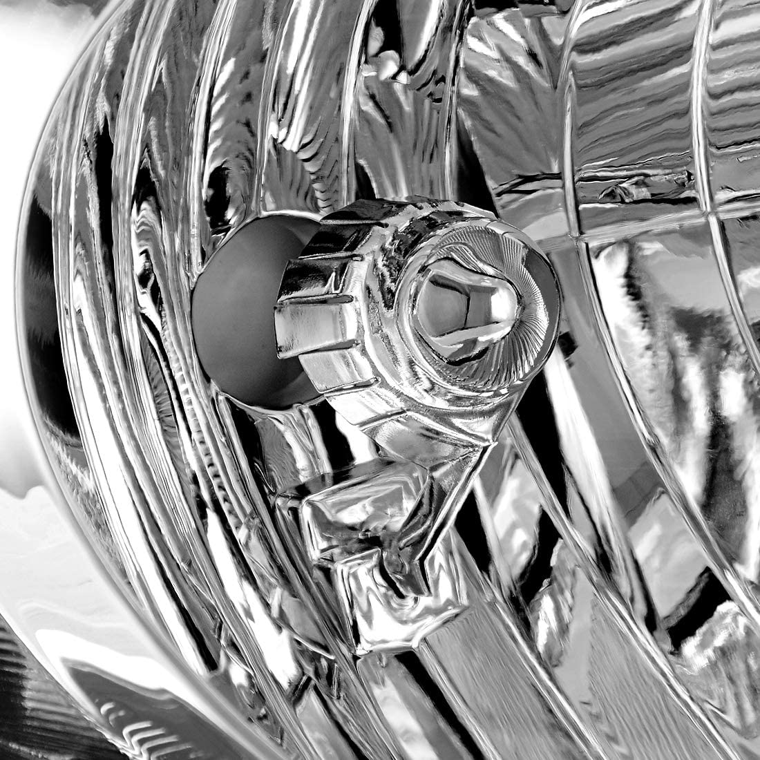 2009-2010 Toyota Corolla Par Focos Fondo Cromado (Chofer & Pasajero) - PAL Auto Parts