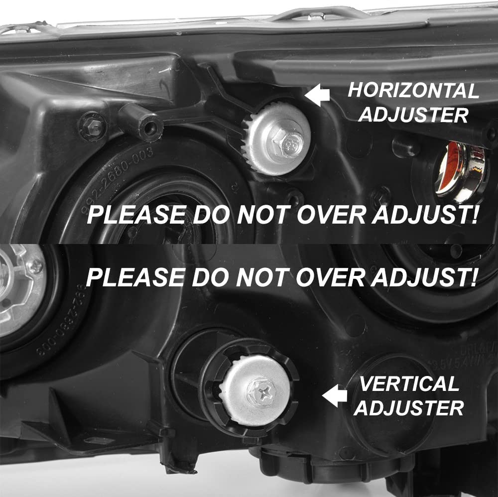 2013-2015 Honda Accord Par Focos Fondo Negro (Chofer & Pasajero) - PAL Auto Parts
