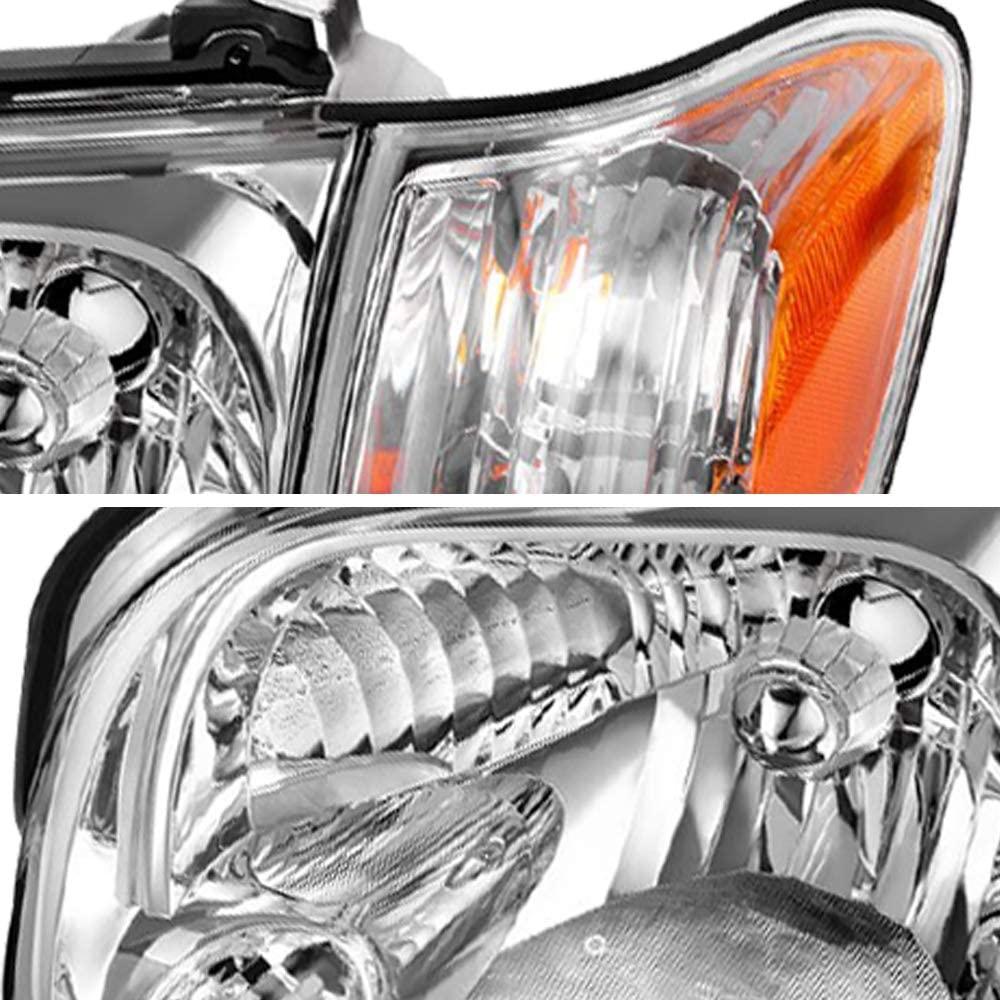 2005-2006 Toyota Tundra Par Focos Fondo Cromado (Chofer&Pasajero) - PAL Auto Parts