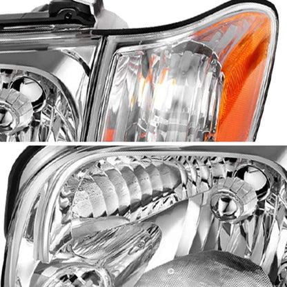 2005-2006 Toyota Tundra Par Focos Fondo Cromado (Chofer&Pasajero) - PAL Auto Parts