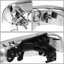Cargar imagen en el visor de la galería, 1999-2002 Chevrolet Silverado Par Focos LED Fondo Cromado (Chofer &amp; Pasajero) - PAL Auto Parts
