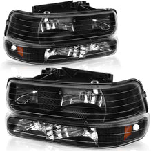 Cargar imagen en el visor de la galería, 1999-2002 GMC Sierra Par Focos Fondo Negro (Chofer &amp; Pasajero) - PAL Auto Parts
