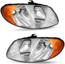 Cargar imagen en el visor de la galería, 2001-2007 Dodge Caravan/Chrysler Town &amp; Country Par Focos Fondo Cromado (Chofer &amp; Pasajero) - PAL Auto Parts
