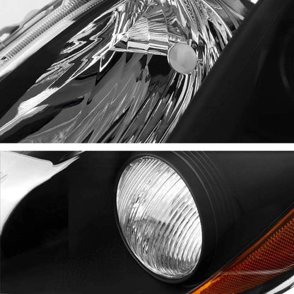 2010-2011 Toyota Camry Par Focos Fondo Negro (Chofer & Pasajero) - PAL Auto Parts
