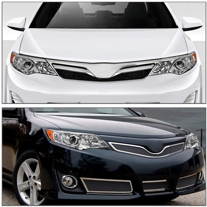 2012-2014 Toyota Camry Par Focos Fondo Cromado (Chofer & Pasajero) - PAL Auto Parts