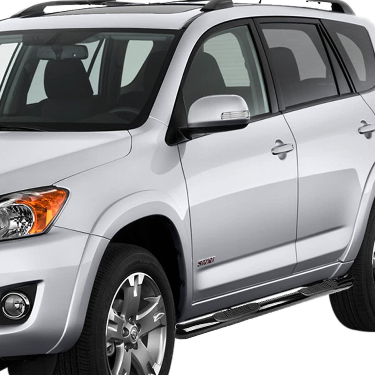 Para 2006-2012 Toyota Rav 4 Step bar Black 3' Side Pair - PAL Auto Parts