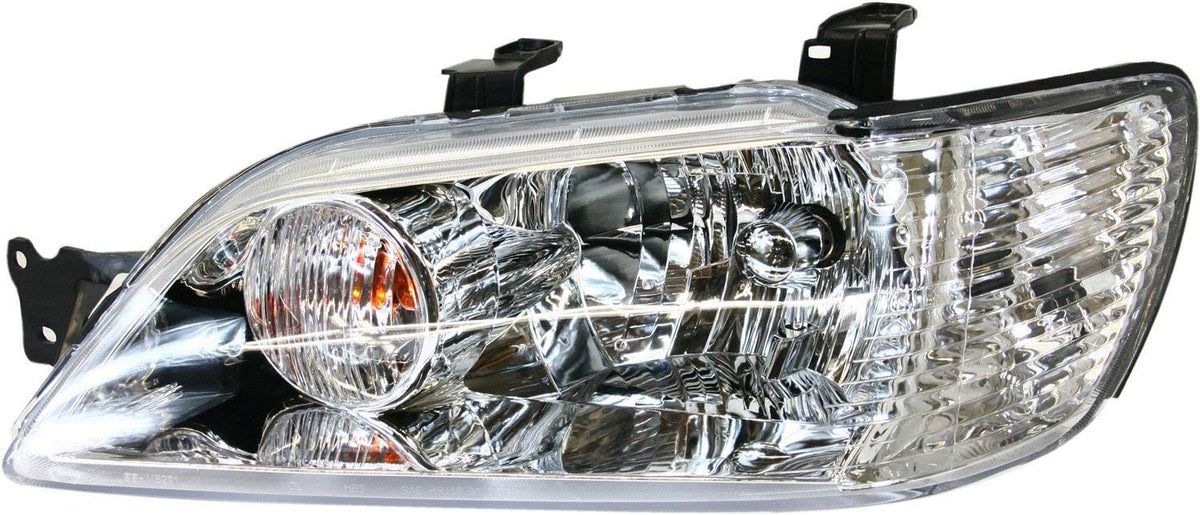 2002-2003 Mitsubishi Lancer Par Focos Fondo Cromado (Chofer & Pasajero) - PAL Auto Parts